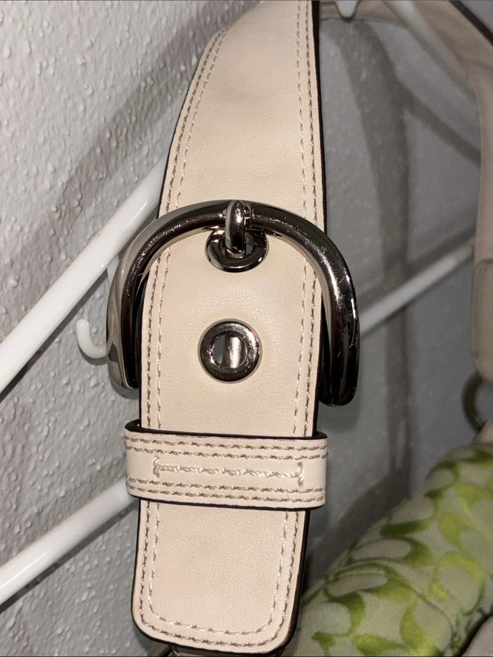 vintage Y2K-era Coach Soho Signature Flap Bag (specifically style F15668)